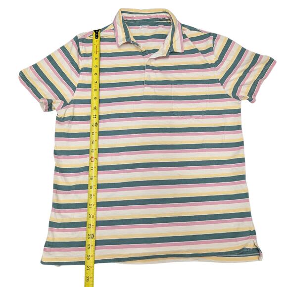 J.Crew Pastel Striped Polo | Men's XL - Picture 6 of 8